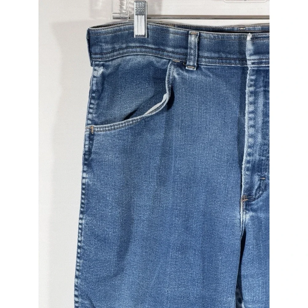 Wrangler Jeans Mens 36x30 Blue Straight Leg Classic Denim Mid‎ Wash
